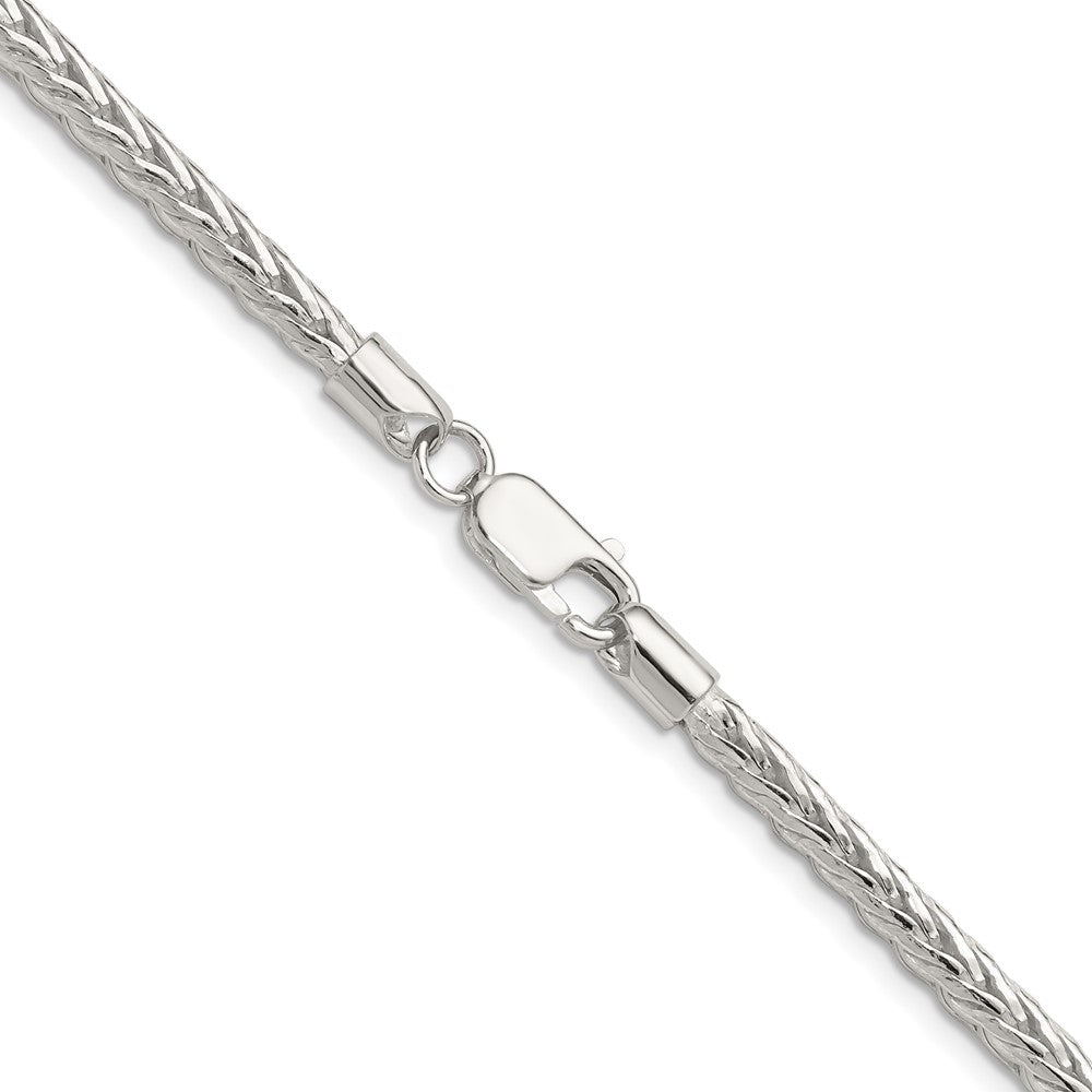 Sterling Silver 3.8mm Diamond-cut Round Franco ChainQFR350