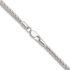Sterling Silver 3.8mm Diamond-cut Round Franco ChainQFR350