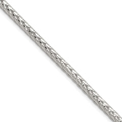 Sterling Silver 3.8mm Diamond-cut Round Franco ChainQFR350