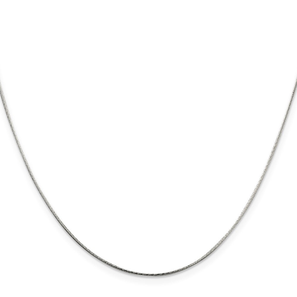 Sterling Silver .85mm Diamond-cut Snake ChainQFS15