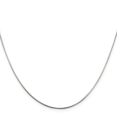 Sterling Silver .85mm Diamond-cut Snake ChainQFS15