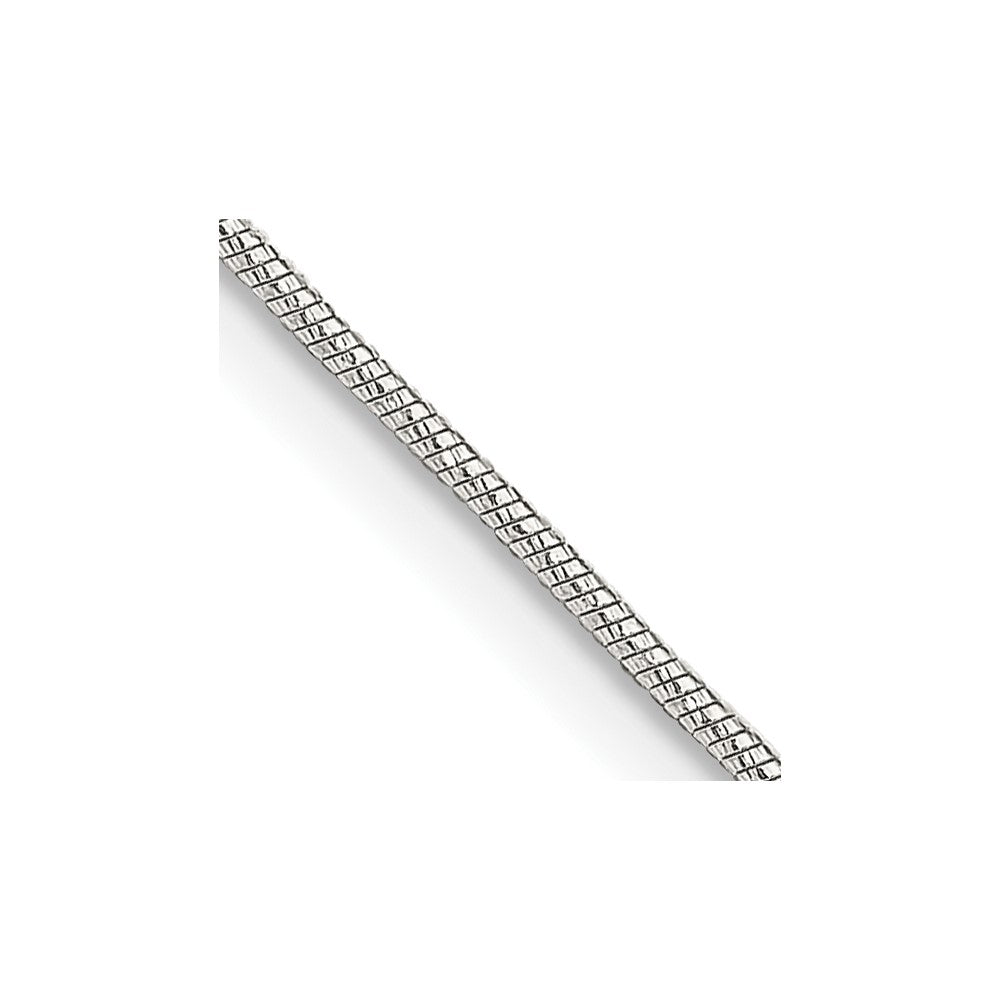 Sterling Silver .85mm Diamond-cut Snake ChainQFS15