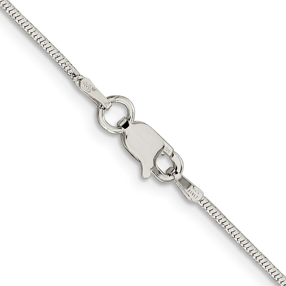 Sterling Silver 1.25mm Diamond-cut Snake ChainQFS16