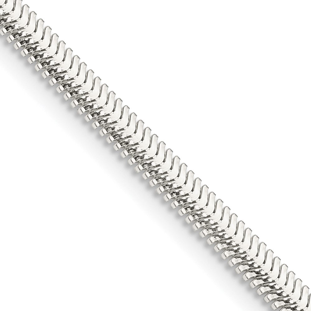 Sterling Silver 3.3mm Flat Oval Snake ChainQFS22