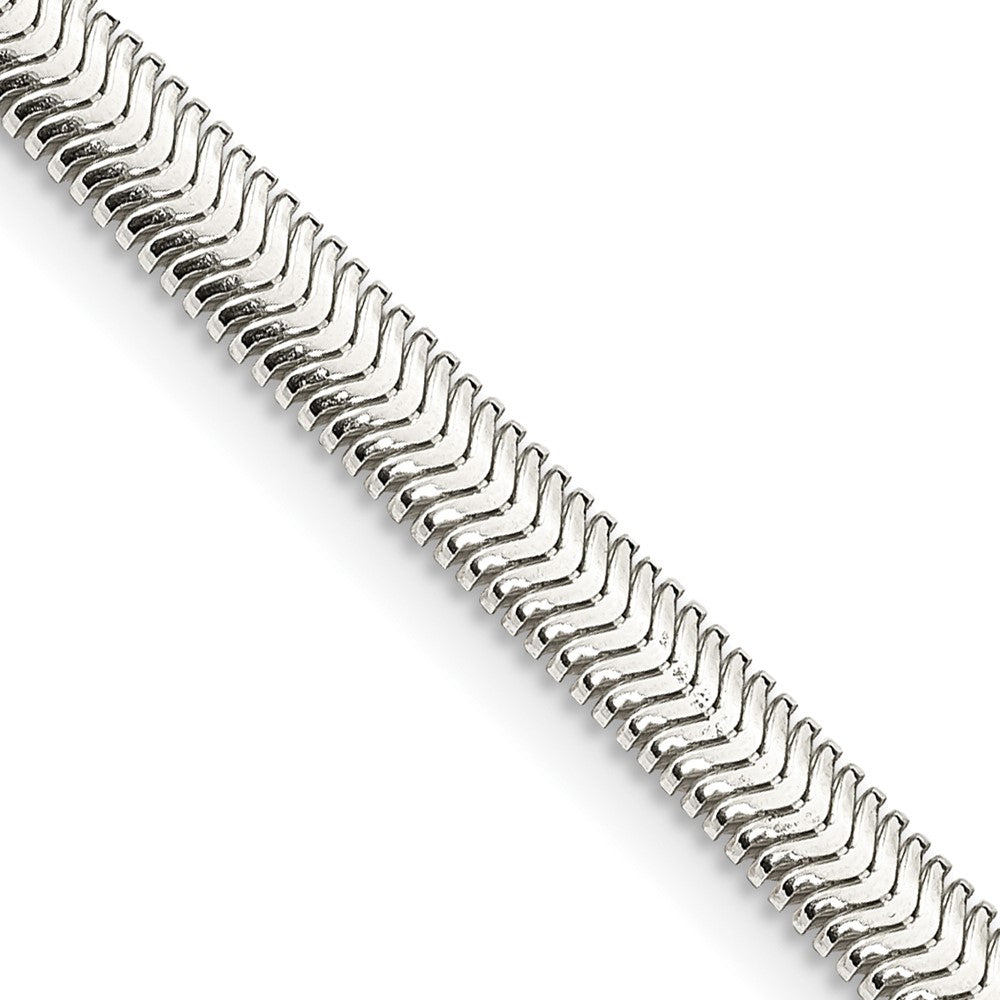 Sterling Silver 4.2mm Flat Oval Snake ChainQFS6