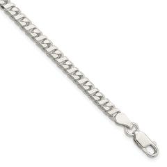 Sterling Silver 4.25mm Fancy Flat Link Bracelet QG1141-8