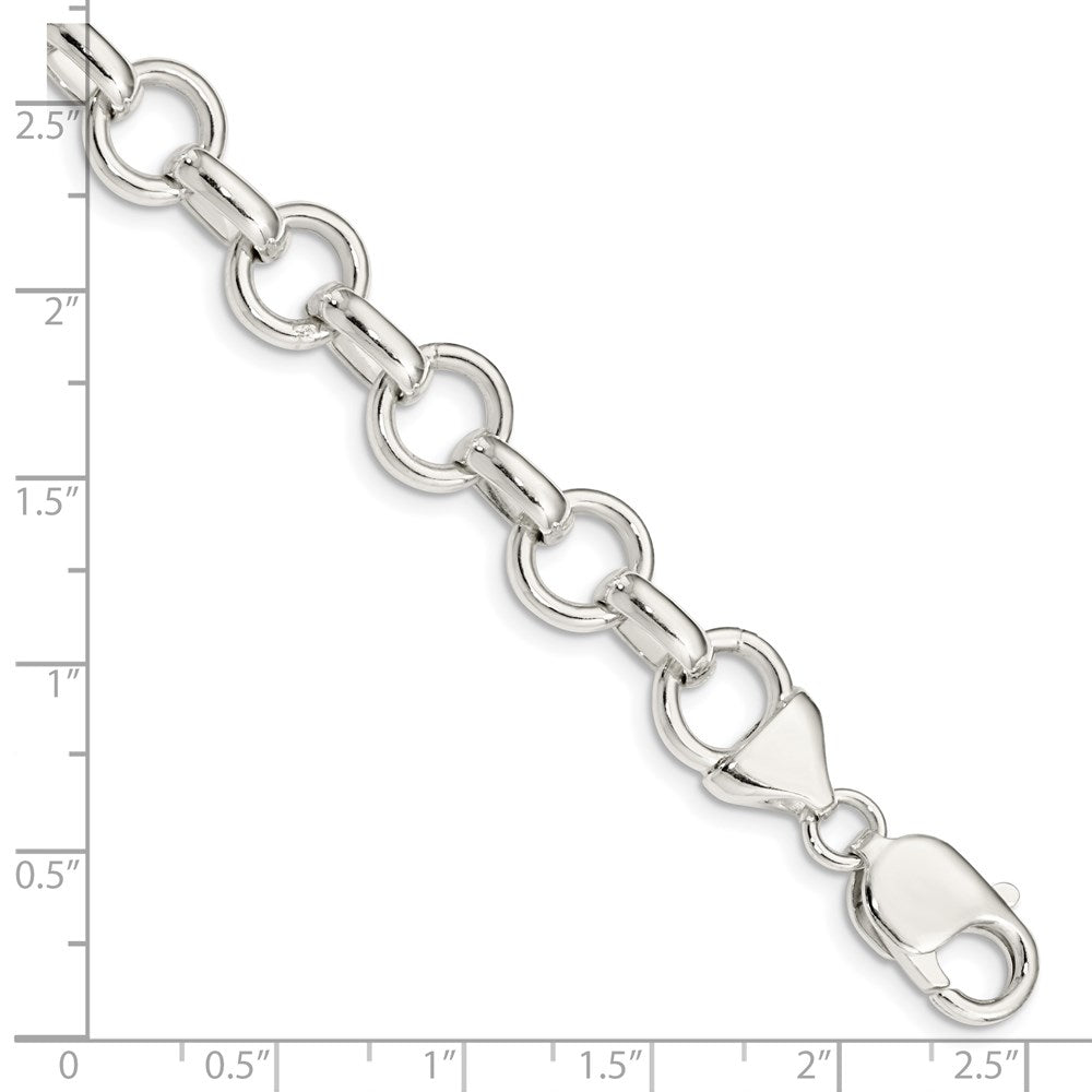 Sterling Silver Link Bracelet QG1534-7.25