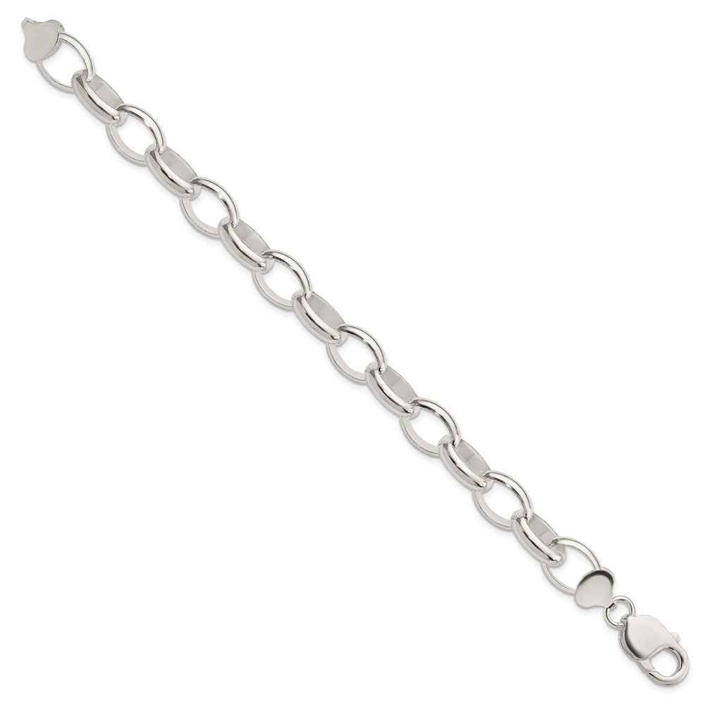 Sterling Silver Rolo Bracelet QG1536-7.5