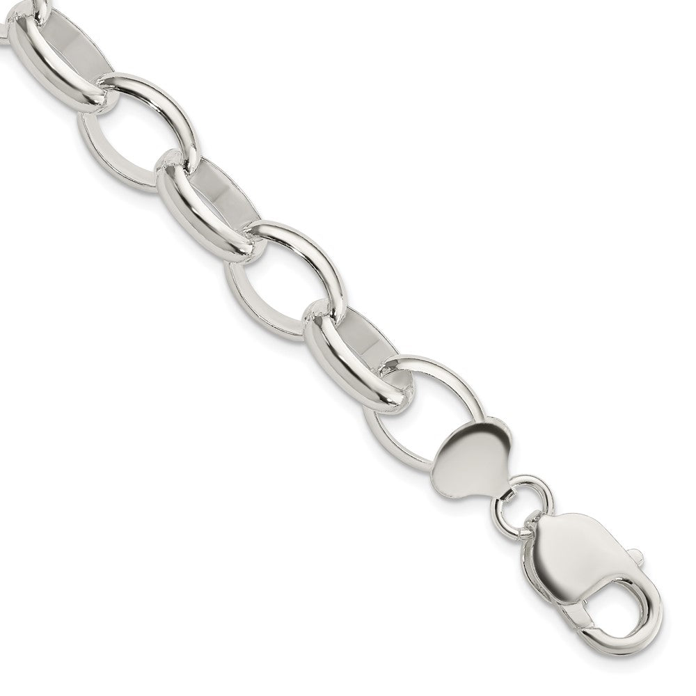 Sterling Silver Rolo Bracelet QG1536-7.5