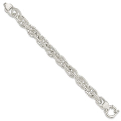 Sterling Silver Fancy Link Bracelet QG1559-7.75