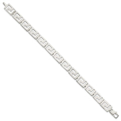 Sterling Silver Greek Key Bracelet QG1683-7.5