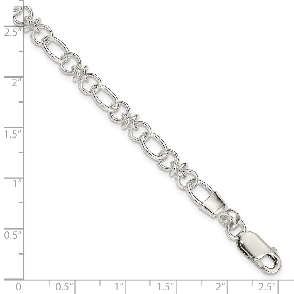 Sterling Silver Fancy Bracelet QG2197-7.5