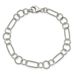 Sterling Silver Bracelet QG2224-7.5