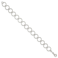 Sterling Silver Fancy Bracelet QG2297-7.5