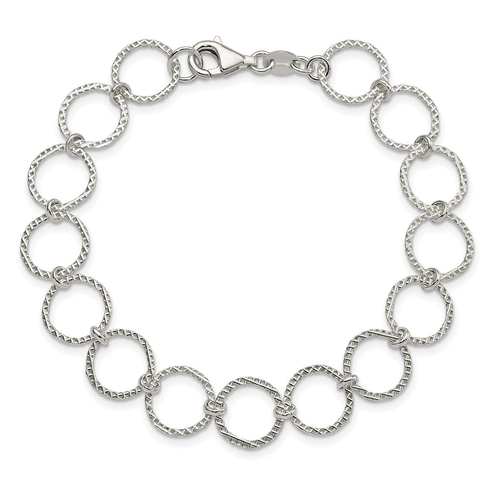 Sterling Silver Fancy Bracelet QG2297-7.5