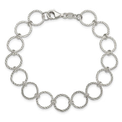 Sterling Silver Fancy Bracelet QG2297-7.5