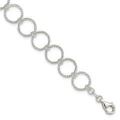 Sterling Silver Fancy Bracelet QG2297-7.5