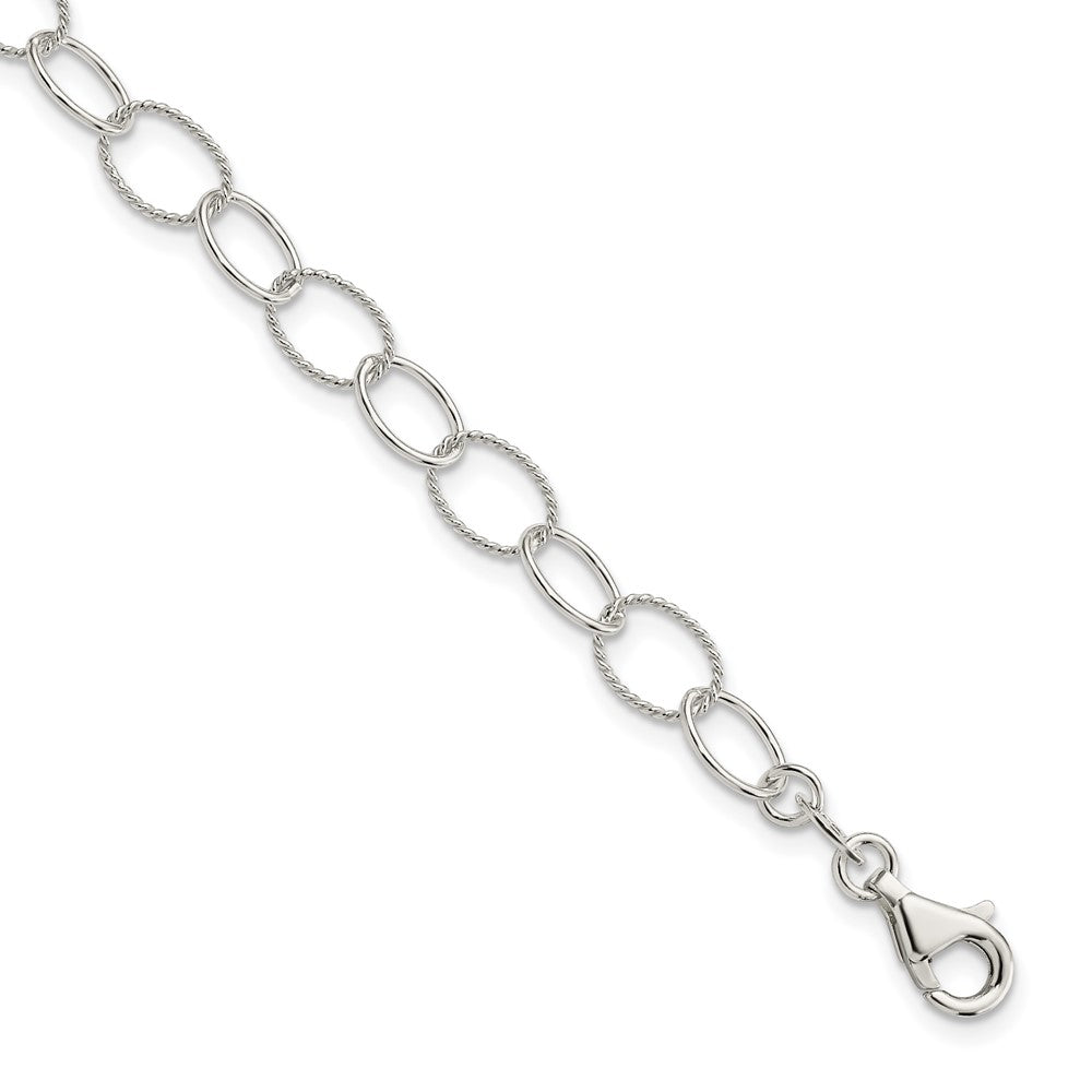 Sterling Silver Fancy Bracelet QG2298-7.5