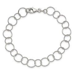 Sterling Silver Fancy Bracelet QG2301-7.5