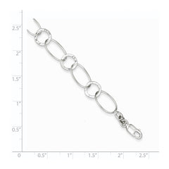 Sterling Silver Fancy Bracelet QG2331-7.5