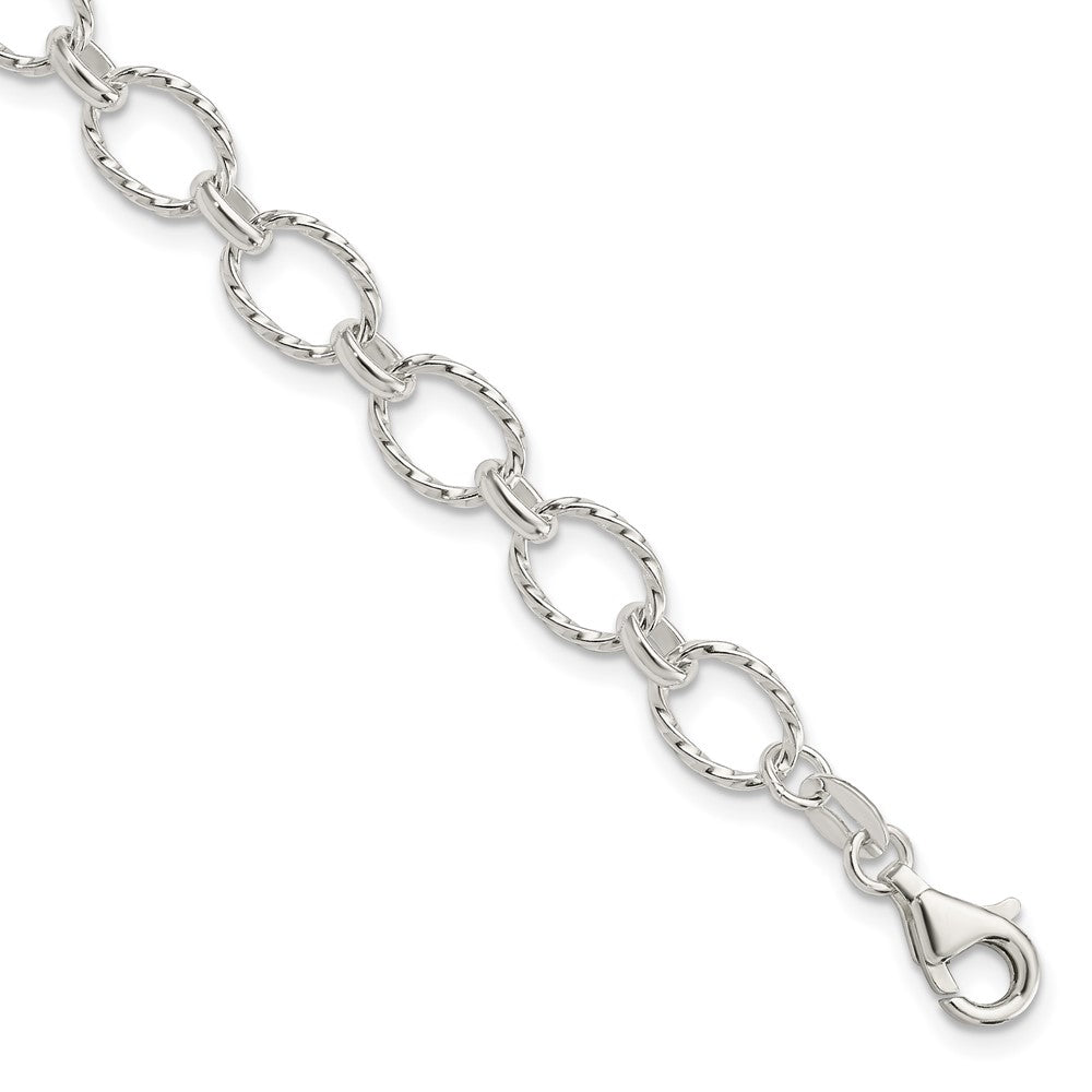 Sterling Silver Fancy Bracelet QG2338-7.5