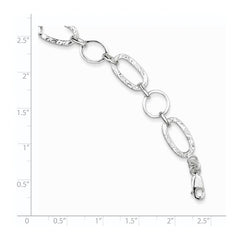 Sterling Silver Circle Bracelet QG2340-7.5