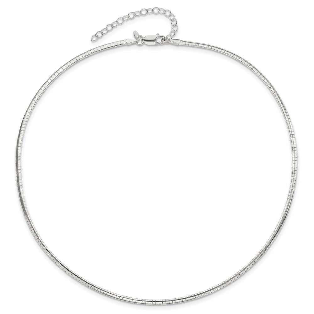 Sterling Silver 2mm w/2 in Ext Cubetto Chain QG2550-16