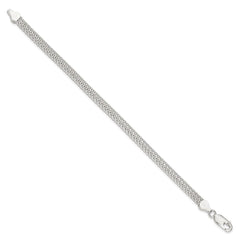 Sterling Silver 5mm Mesh Bracelet QG2569-7
