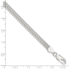Sterling Silver 5mm Mesh Bracelet QG2569-7