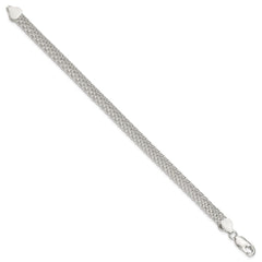 Sterling Silver 6mm Mesh Bracelet QG2570-7