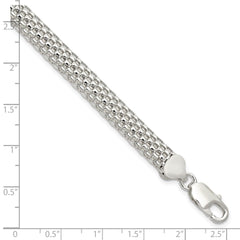 Sterling Silver 8mm Mesh Bracelet QG2571-7