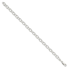 Sterling Silver Polished Fancy Link Bracelet QG3078-7.5