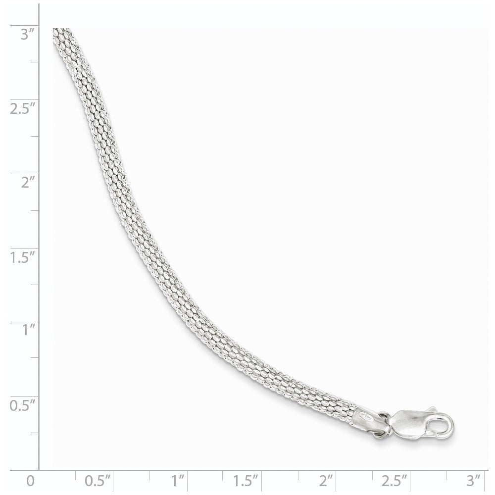 Sterling Silver Fancy 3.50mm Bracelet QG3298-7.5