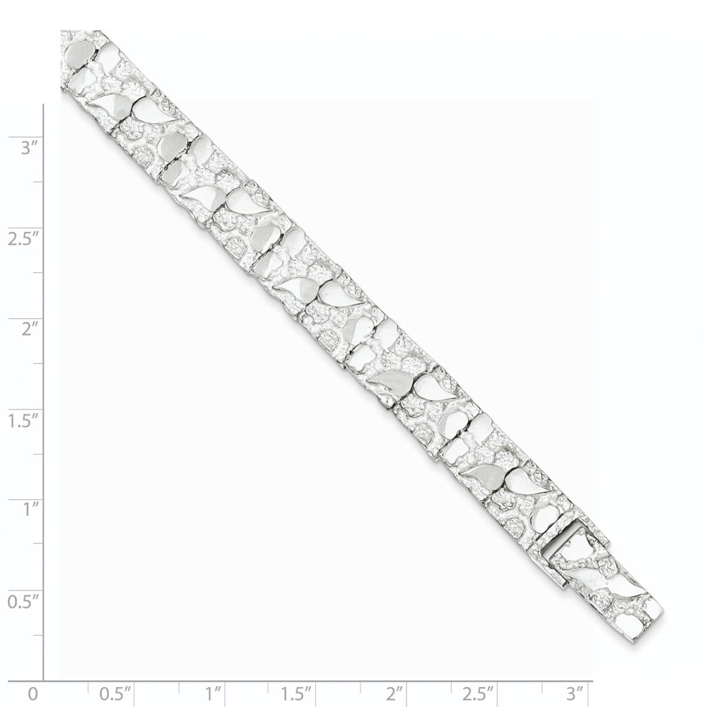 Sterling Silver 9mm Nugget Bracelet QG3323-7