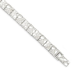 Sterling Silver 9mm Nugget Bracelet QG3323-7