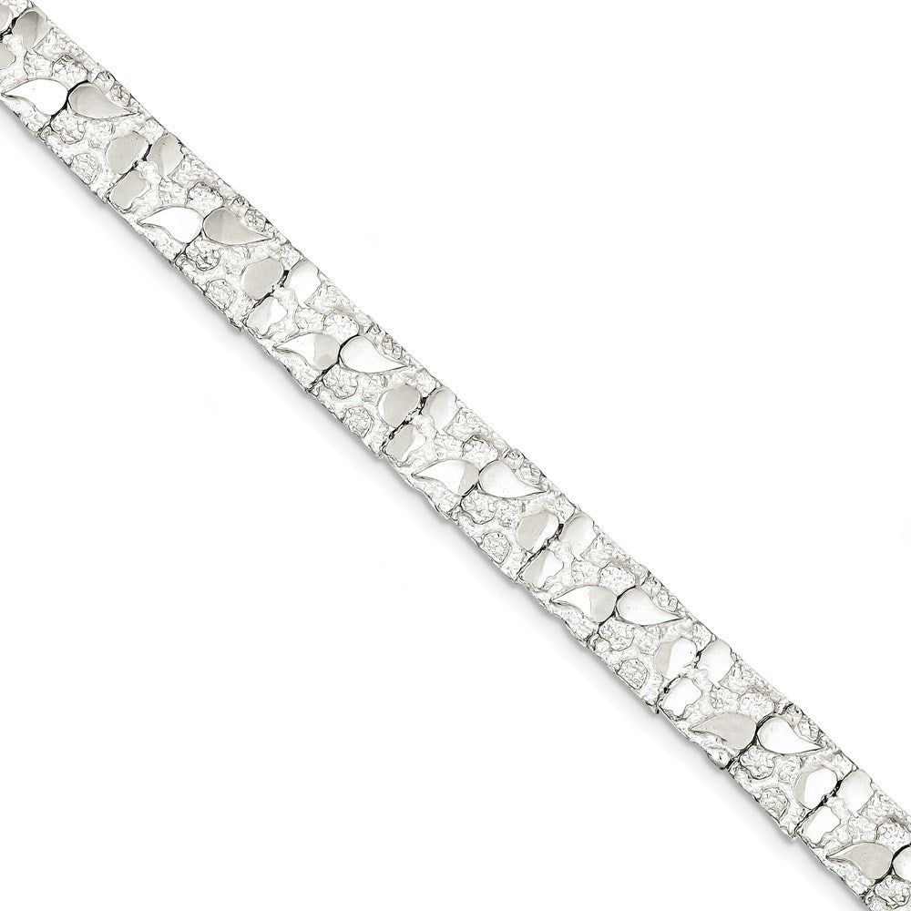 Sterling Silver 9mm Nugget Bracelet QG3323-7