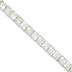 Sterling Silver 9mm Nugget Bracelet QG3323-7
