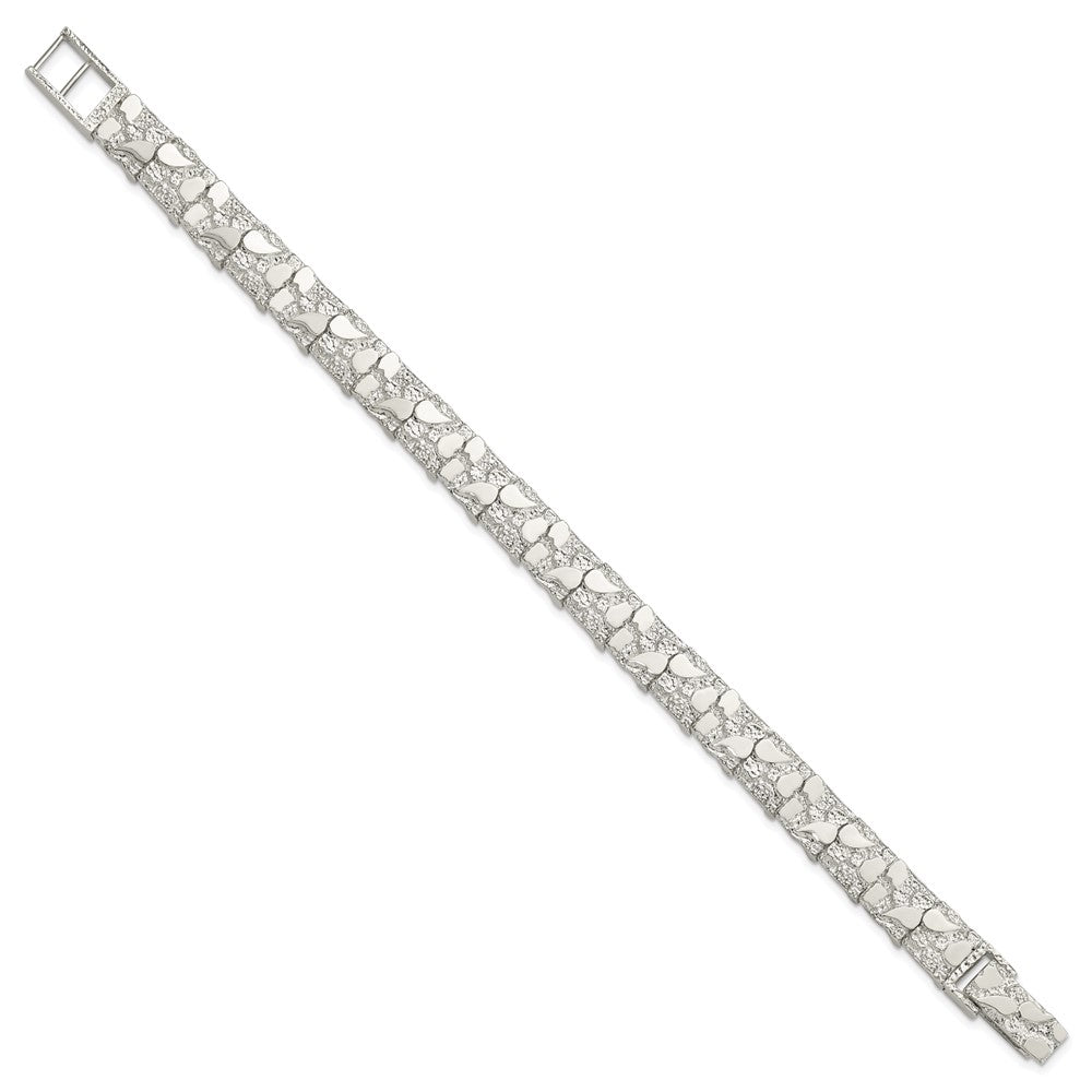 Sterling Silver 9mm Nugget Bracelet QG3323-8