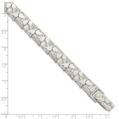 Sterling Silver 9mm Nugget Bracelet QG3323-8