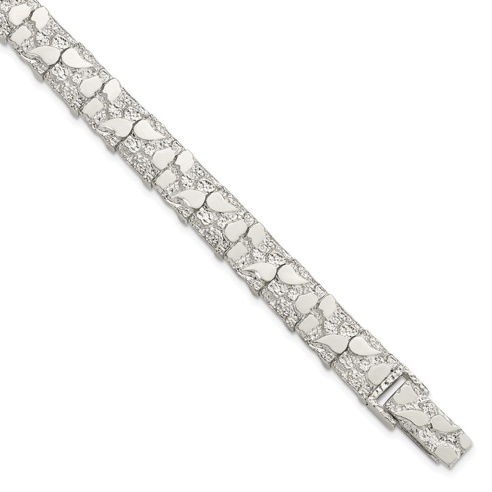 Sterling Silver 9mm Nugget Bracelet QG3323-8