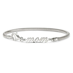 Sterling Silver MOM Bracelet QG3582-7.5