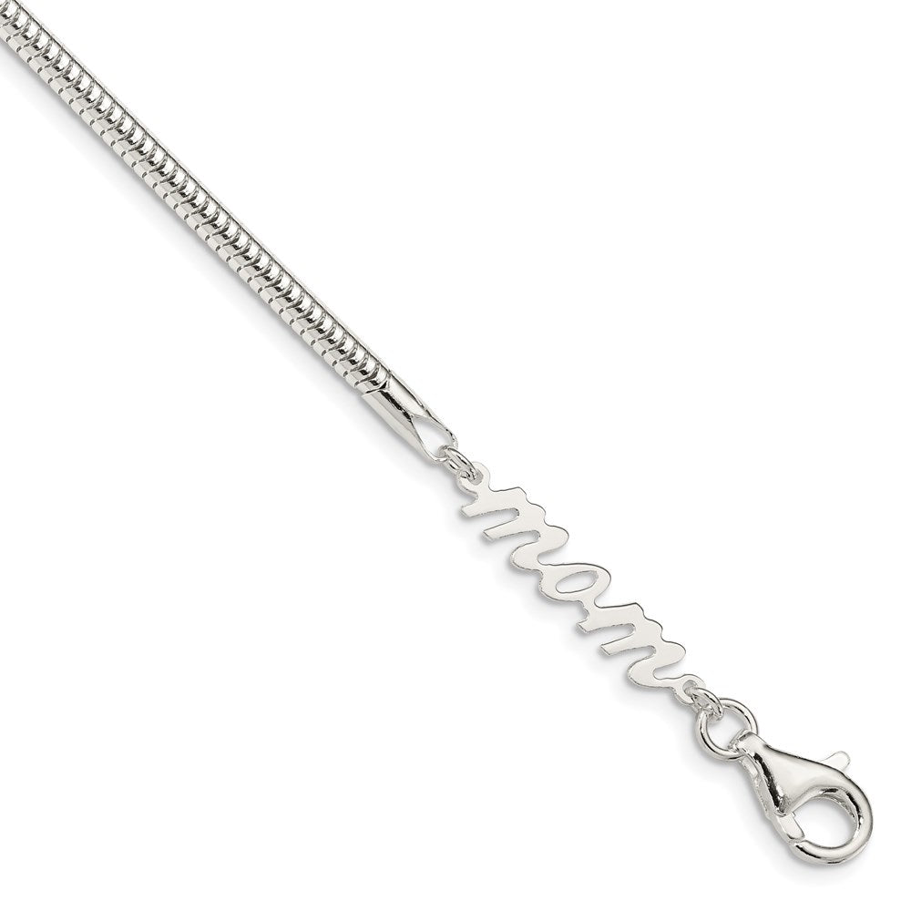 Sterling Silver MOM Bracelet QG3582-7.5