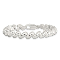 Sterling Silver Fancy Polished San Marco Bracelet QG3598-7.5