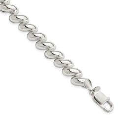 Sterling Silver Fancy Polished San Marco Bracelet QG3598-7.5