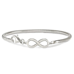 Sterling Silver Infinity Symbol Bracelet QG3814-7.5