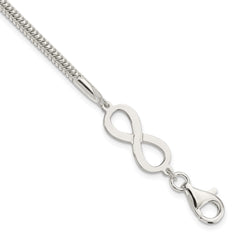 Sterling Silver Infinity Symbol Bracelet QG3814-7.5
