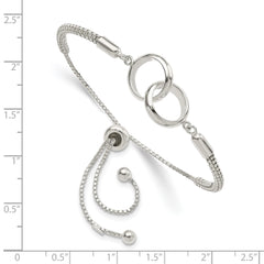 Sterling Silver Polished Adjustable Bracelet QG4761