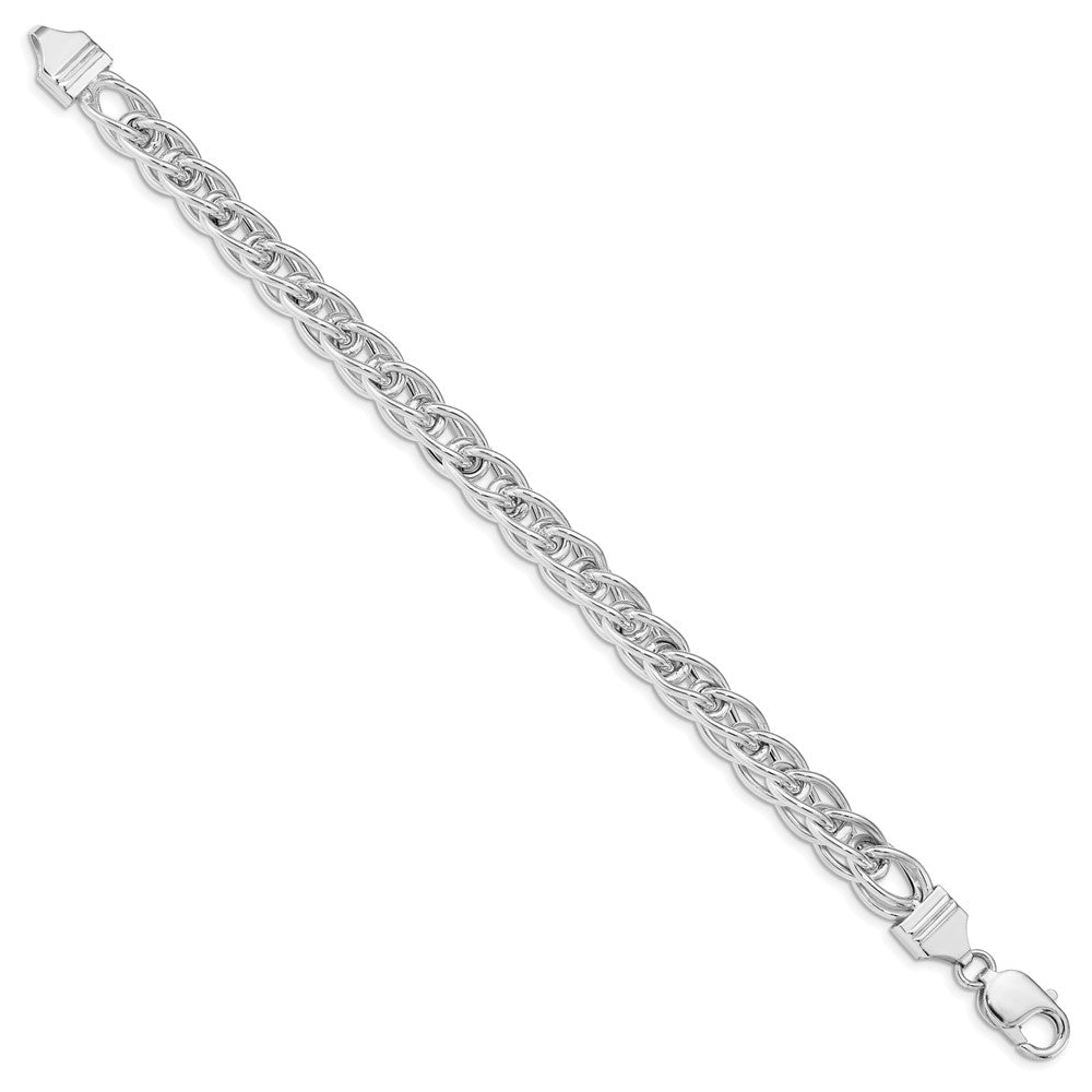 Sterling Silver Polished Link Bracelet QG4837-8