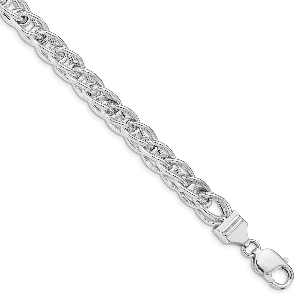 Sterling Silver Polished Link Bracelet QG4837-8