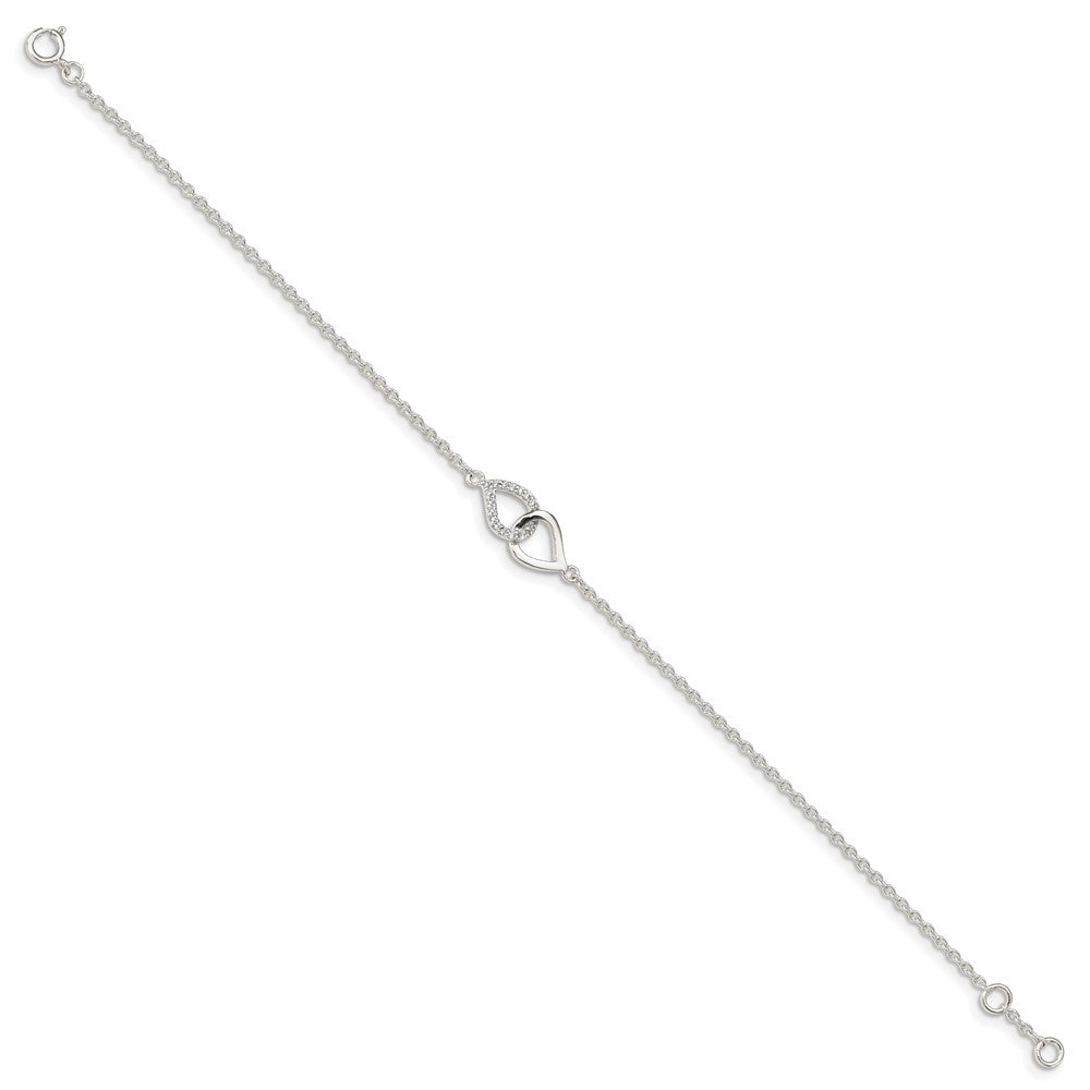 Sterling Silver CZ Bracelet QG4888-7